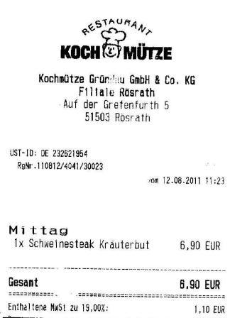 mhew Hffner Kochmtze Restaurant